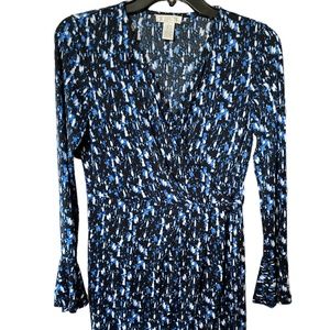 London Times Petites Print Dress Small NWOT